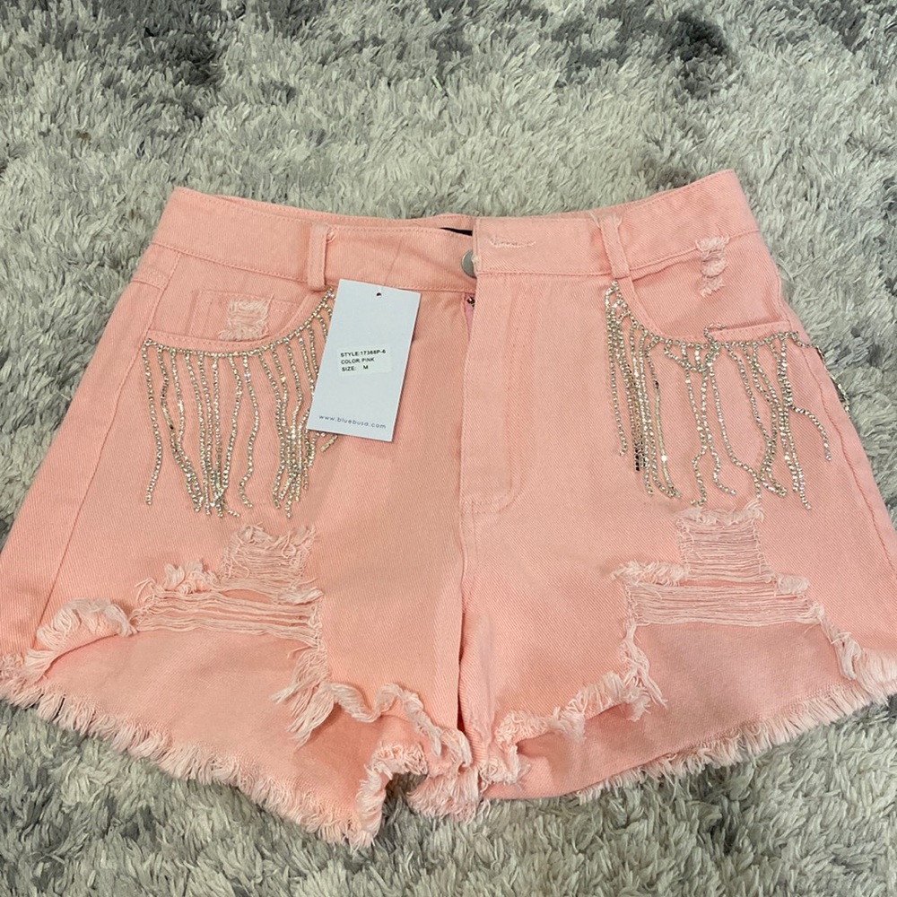 Blue B shorts